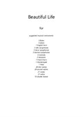 Beautiful Life (Full Score & all Parts)